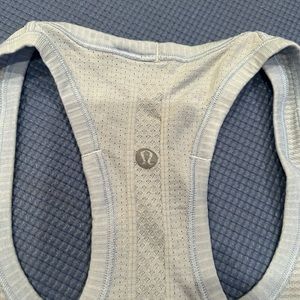 Light Blue Lulu Lemon Tank. Size 6.